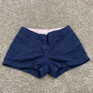 J. Crew Navy Chino Shorts 3”